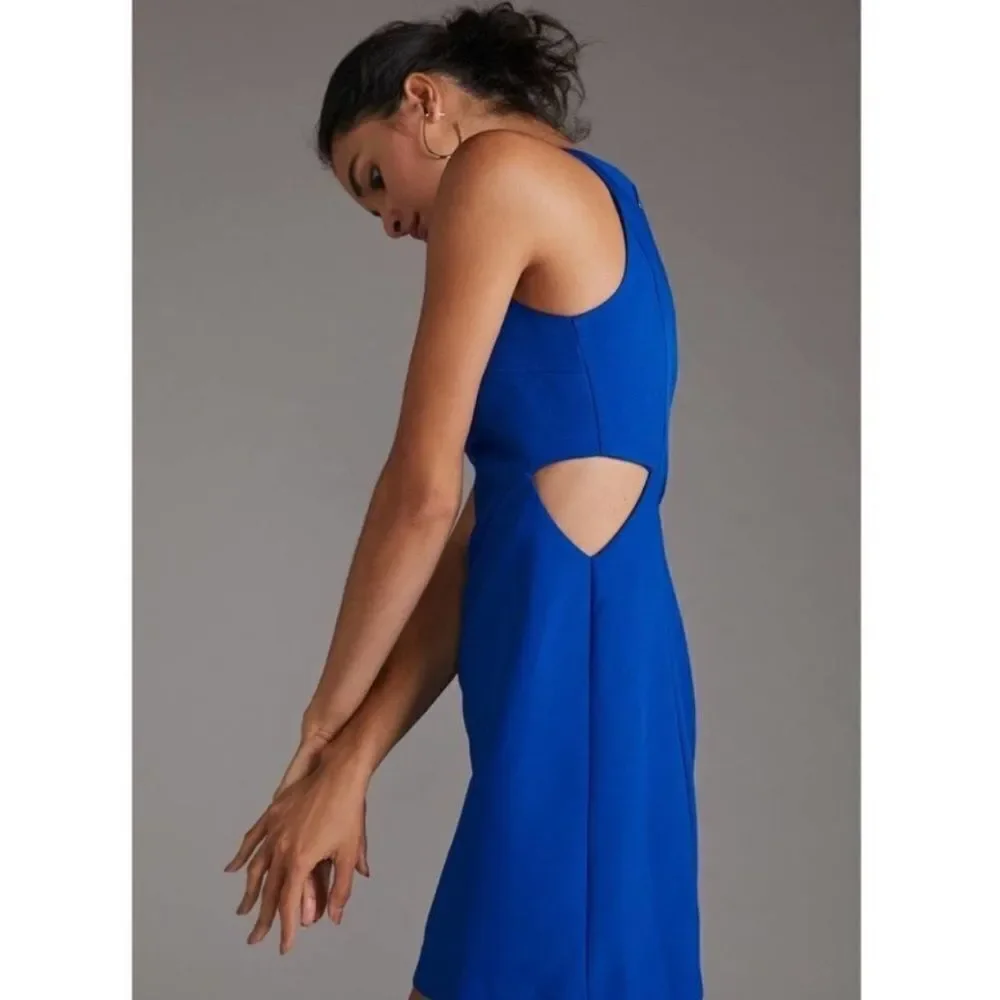 NWT Anthropologie Mare Mare Cut Out Shift Dress Blue Size XS